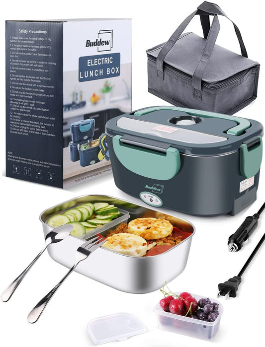 Electric Lunch Box for Car & Office | Portable Food Warmer | Leakproof & Fast Heating